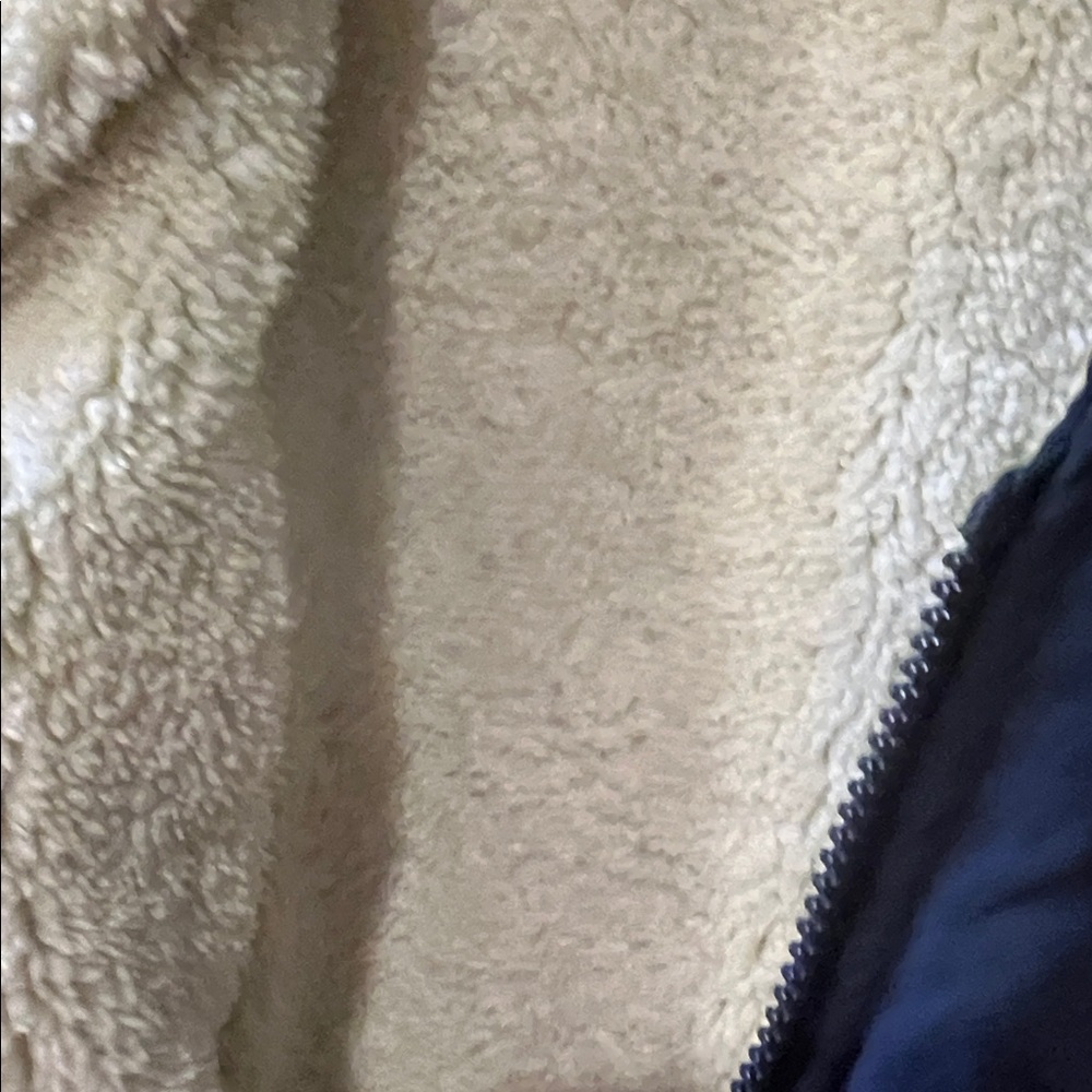 Navy Blue Women's Hooded Jacket ELETER - Picture 12 of 14